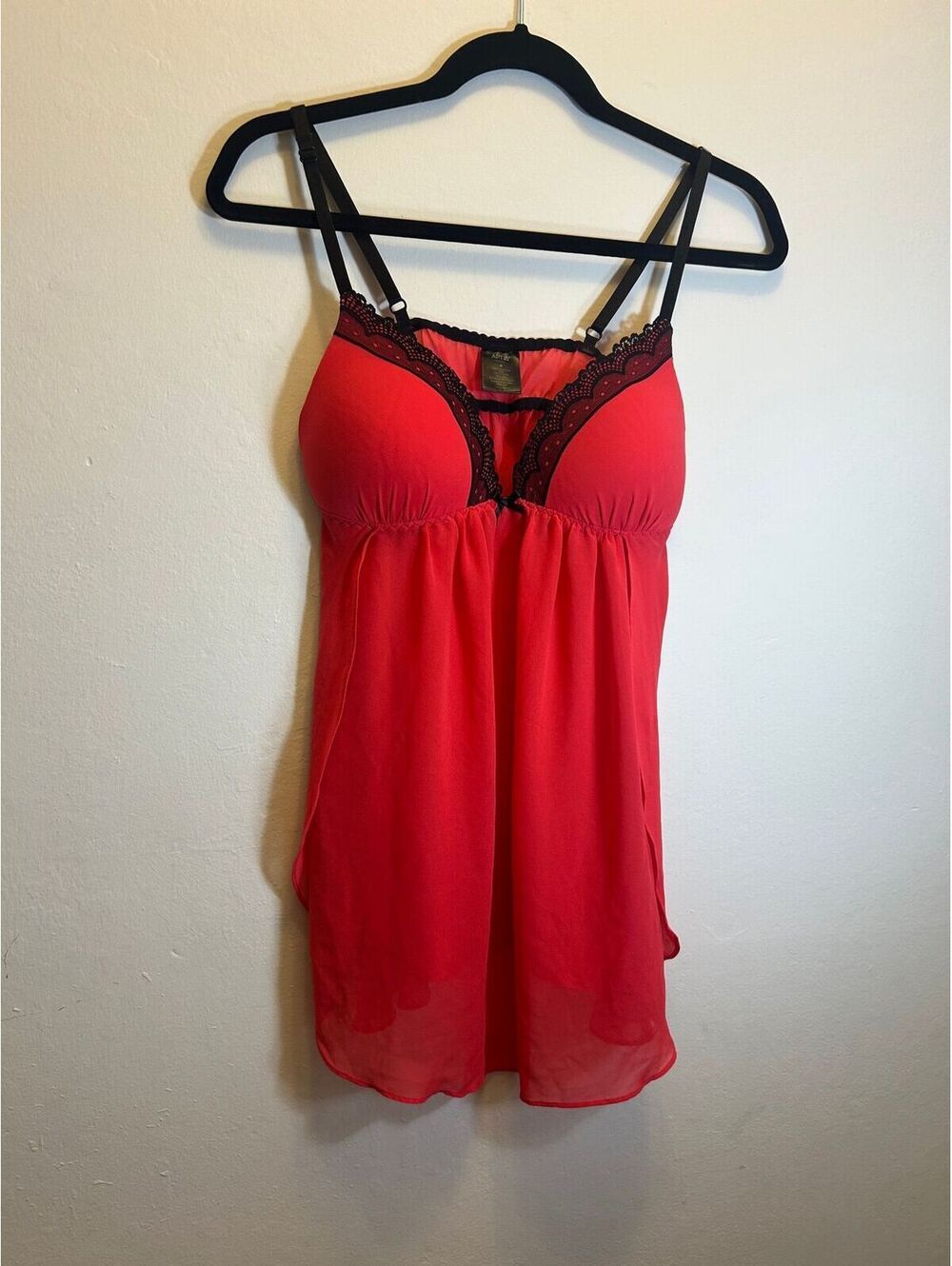 Y2K Mesh and Lace Frilly Babydoll Top